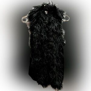 Cabi Jackets & Coats Cabi Black Faux Fur Vest, sz XS